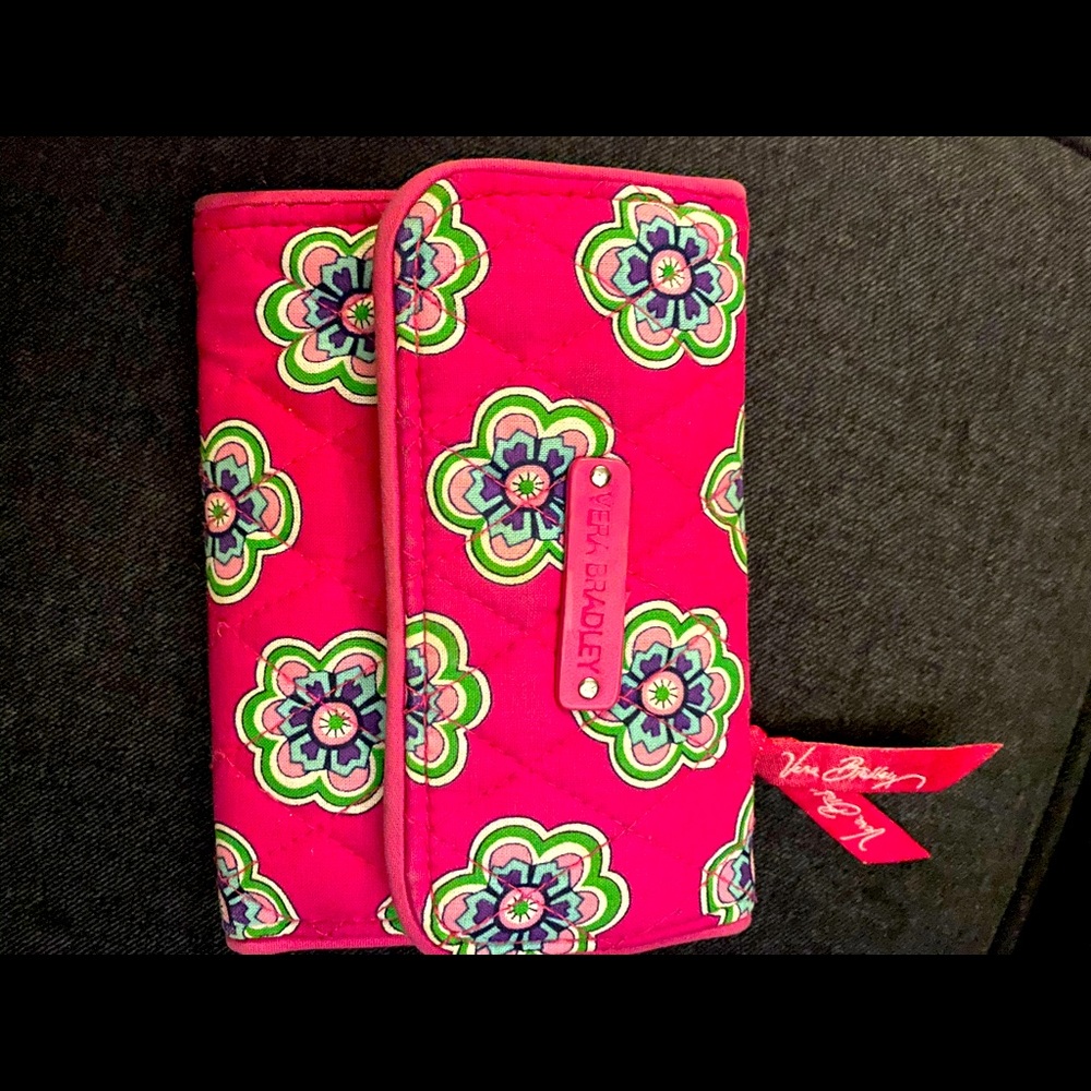 Vera Bradley tri-fold wallet